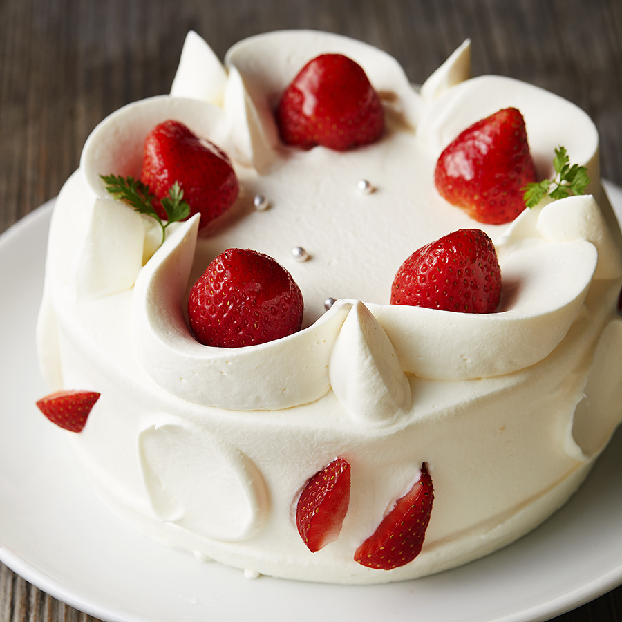 基本のクリスマスデコレーションケーキ - レシピ - NAKAZAWA 中沢グループ 「生クリームの美味しさをゆっくり、しっかり」