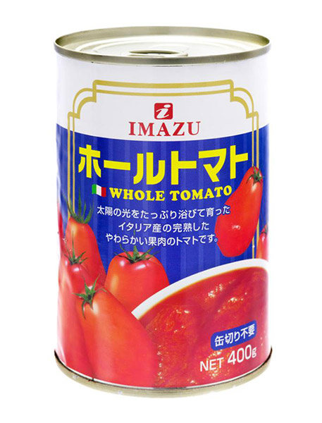 サバ缶と丸ごとピーマンのトマト煮