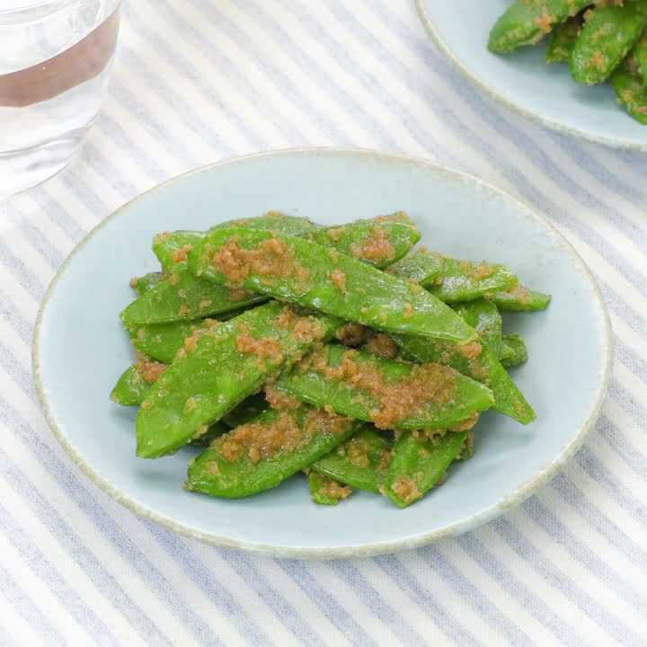 絹さやの塩だれナムル