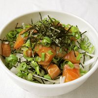 サーモンのおろしポン酢♬