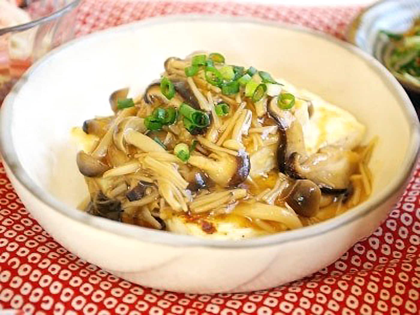 青梗菜と豚肉のオイスターあんかけ丼