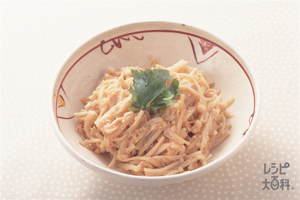 たらことえのきのスパゲティ