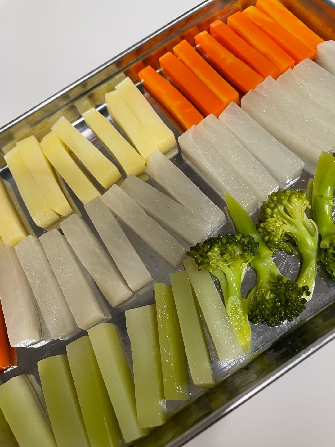 ささみとブロッコリーのピカタ