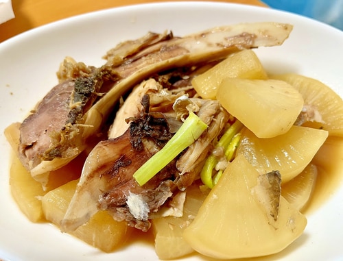 手順少ない!まぐろカマの煮付け