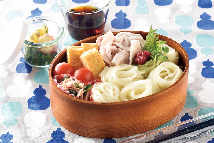 そうめん弁当のコツ ゆで方・詰め方・持参のテクニックほほえみごはん-冷凍で食を豊かに-ニチレイフーズ