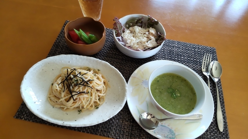 たらこパスタの献立 : 美味しいごはん