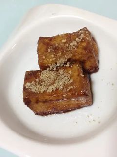 ご飯ススム~厚揚げと豚ひき肉♪