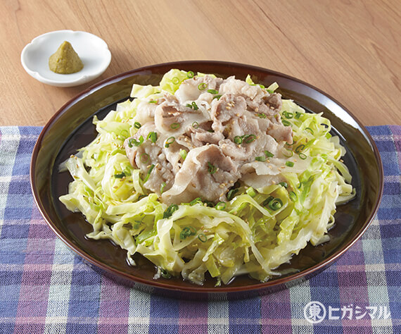 包丁なしで簡単！ 豚バラとキャベツのフライパン蒸し