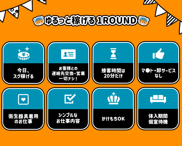 埼玉大宮ソープの1ROUND(ワンラウンド)が稼げる理由とは？求人＆口コミ｜風俗求人・高収入バイト探しならキュリオス