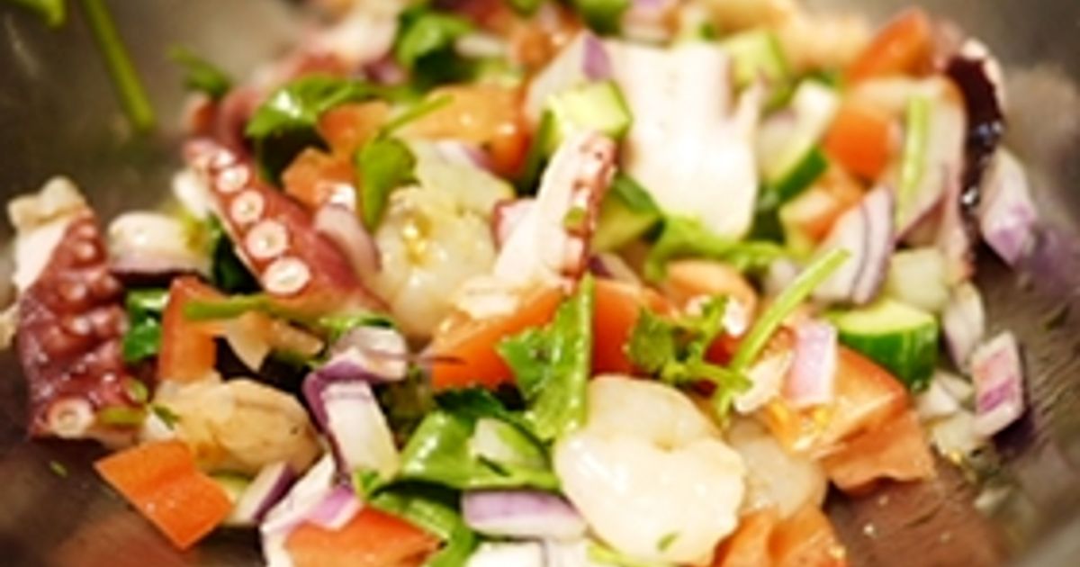 簡単 タコのセビーチェ