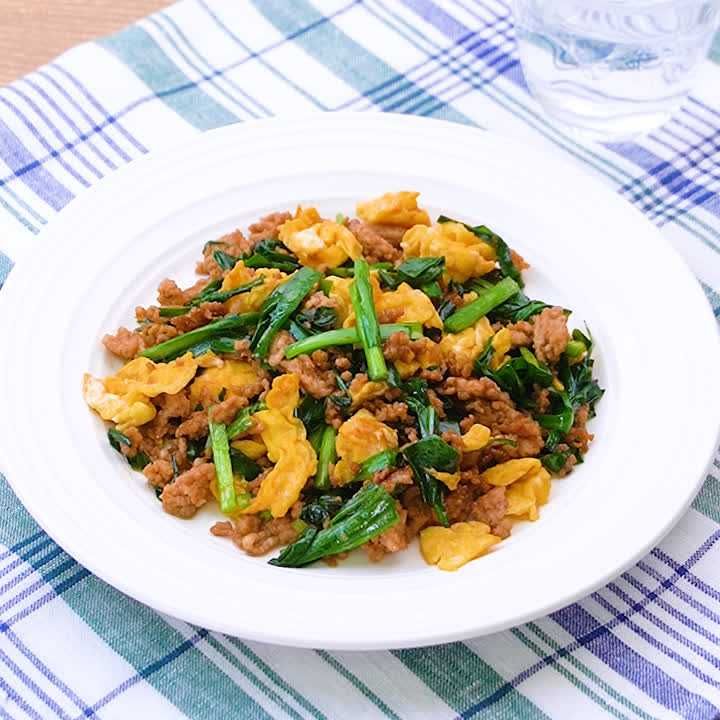 スピードおかず！豚肉のニラ玉中華炒めハイライフポーク