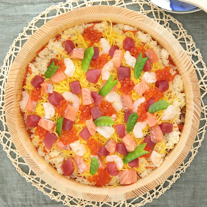 お刺身あれば！ ひなまつりに海鮮ちらし寿司