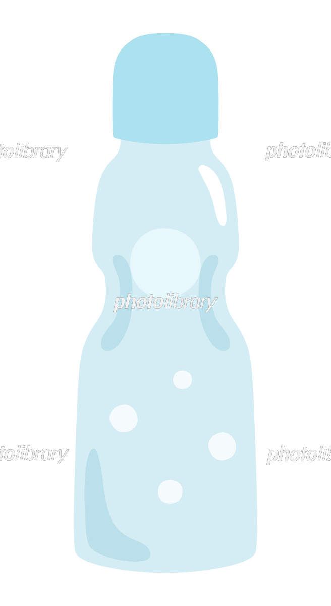 フリーイラストコップに入ったラムネと瓶パブリックドメインQ:著作権フリー画像素材集