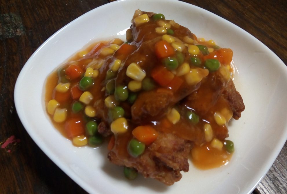 豆腐のとろとろきのこあんかけ