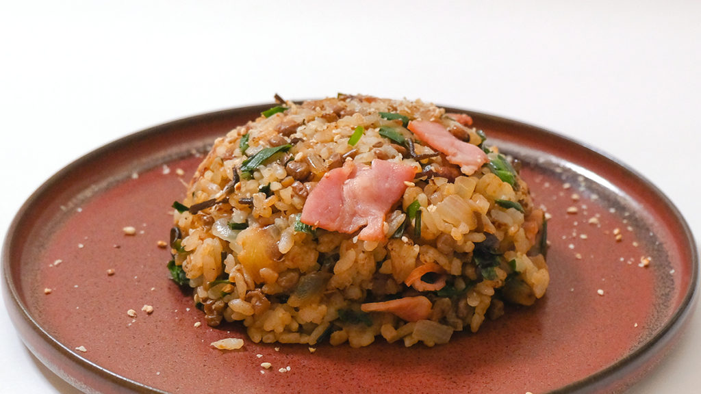 レンズ豆と牛ひき肉のタイ風カレ