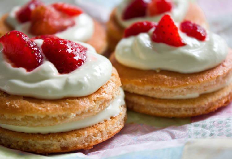 基本のショートケーキ