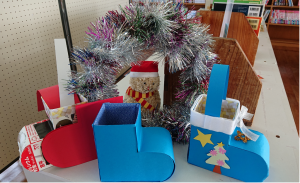 牛乳パックでクリスマスのブーツを作ろう・製作・献金箱・飾り・簡単・可愛い❤︎milk pack snow boots Christmascraft DIY for kids❤︎ 154