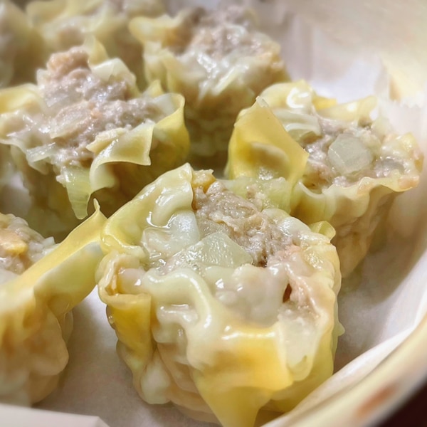 ワンタンの皮で！枝豆とプリプリ海老巻き