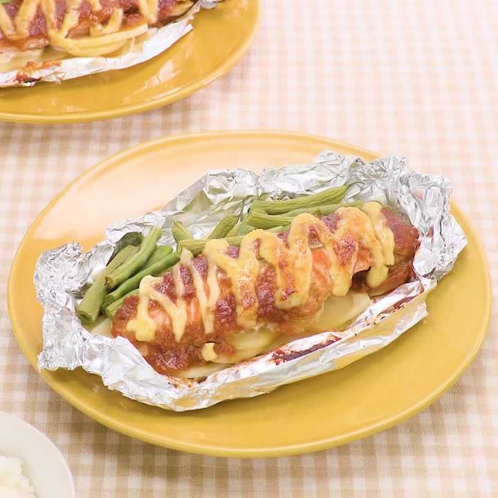 ほっとくだけ！トースターで鮭のバター醤油ホイル焼き