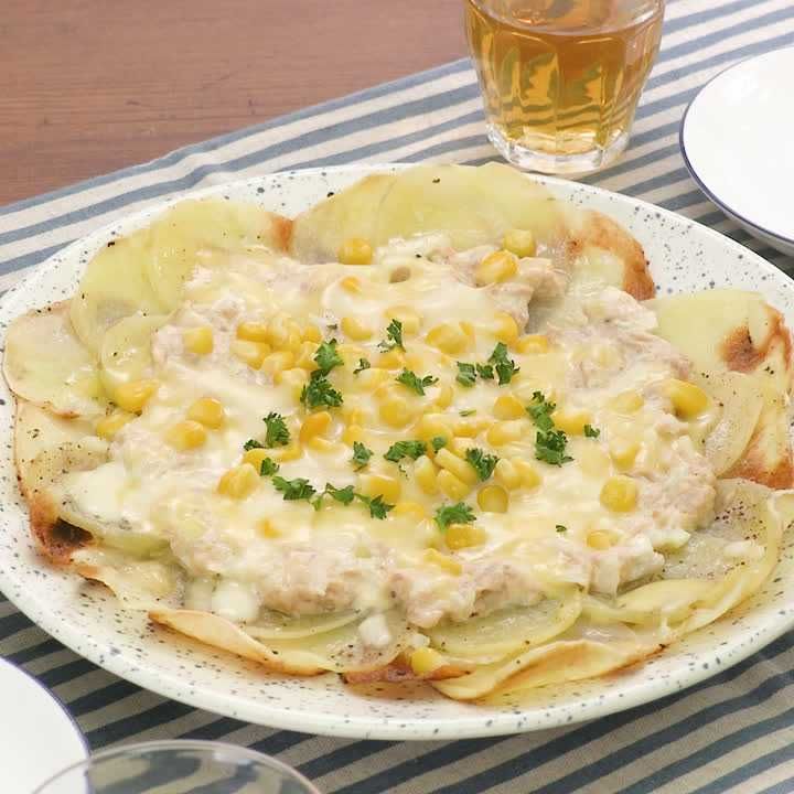 ツナとコーンのハッシュドポテト 大人2人＋子ども1人分・幼児食レシピ たまひよ