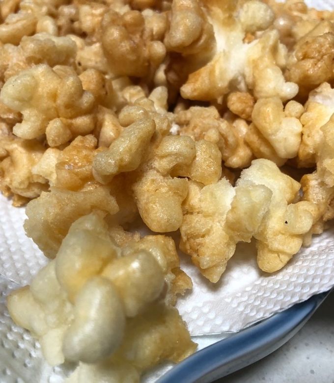 ぷくぷくふくらむ！ レンジで作るバターしょうゆ餅おかき