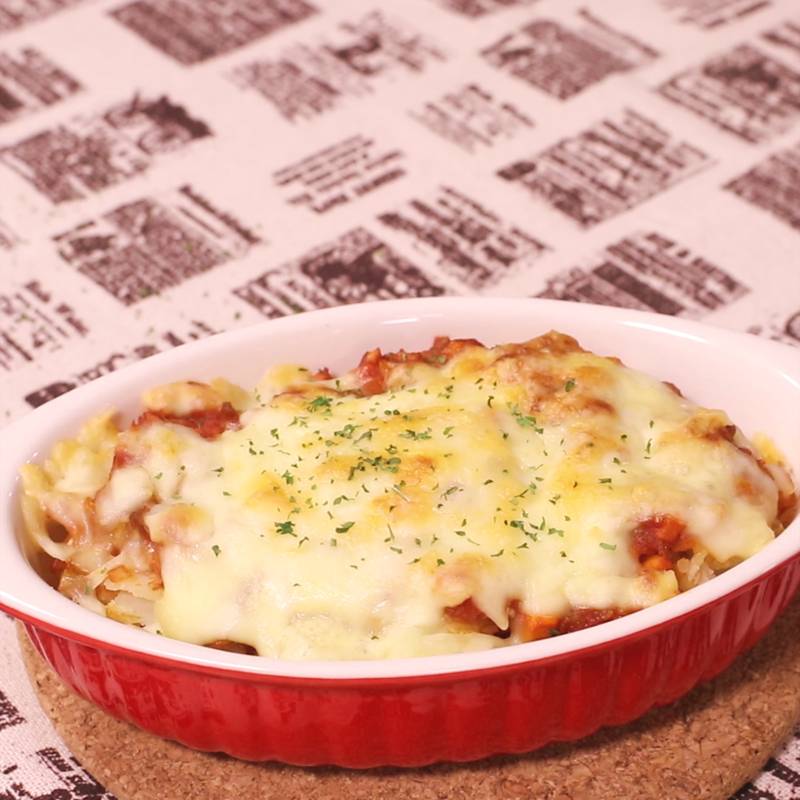 かぼちゃのミートソースグラタンマジカルキッチン