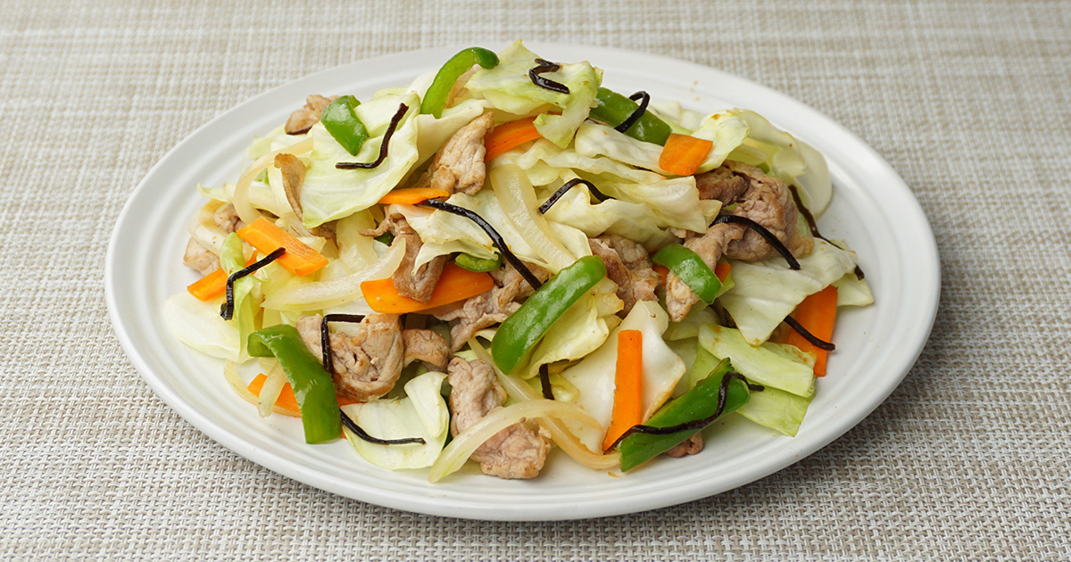 ラムソテー焼き野菜添え