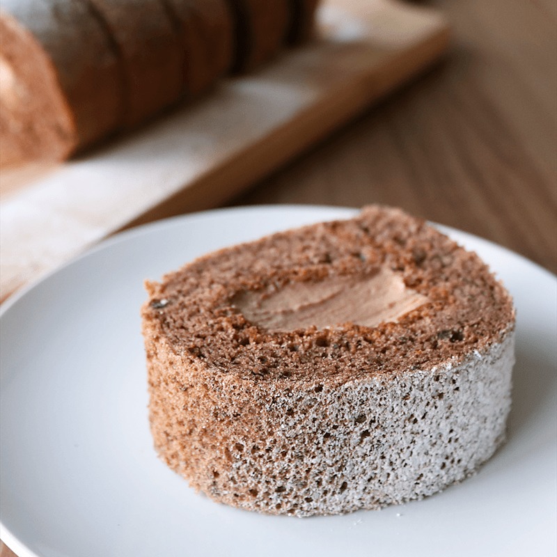 バレンタインなロールケーキを作ってみた : Sweets Studio Floretta* Flower Cake Class@SHIGA