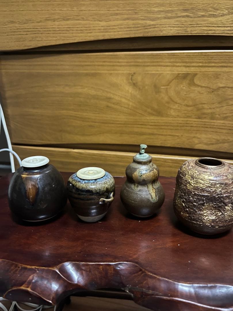 茶道お手前5点セット茶道具茶道茶道部初歩セット入門セット手描きの陶器