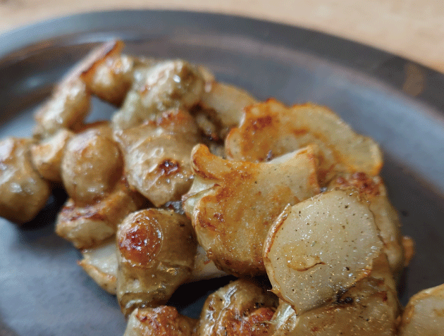 菊芋の甘辛揚げ