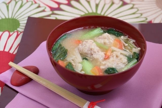 えのき入り鶏つくね 醤油味