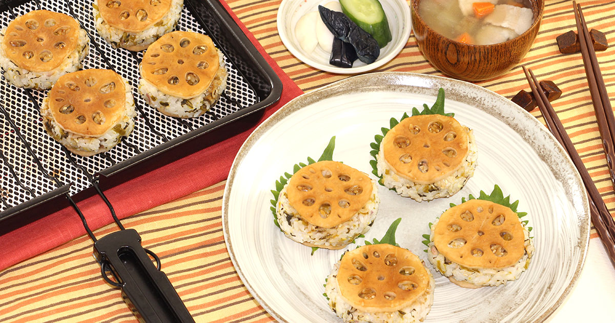 レシピ 大葉つくねの甘酢れんこんはさみ焼き - しにゃごはん blog