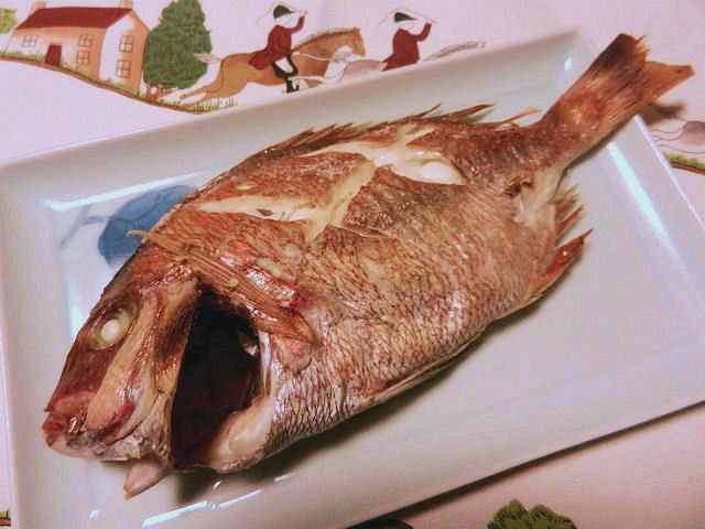 甘だいの塩焼き