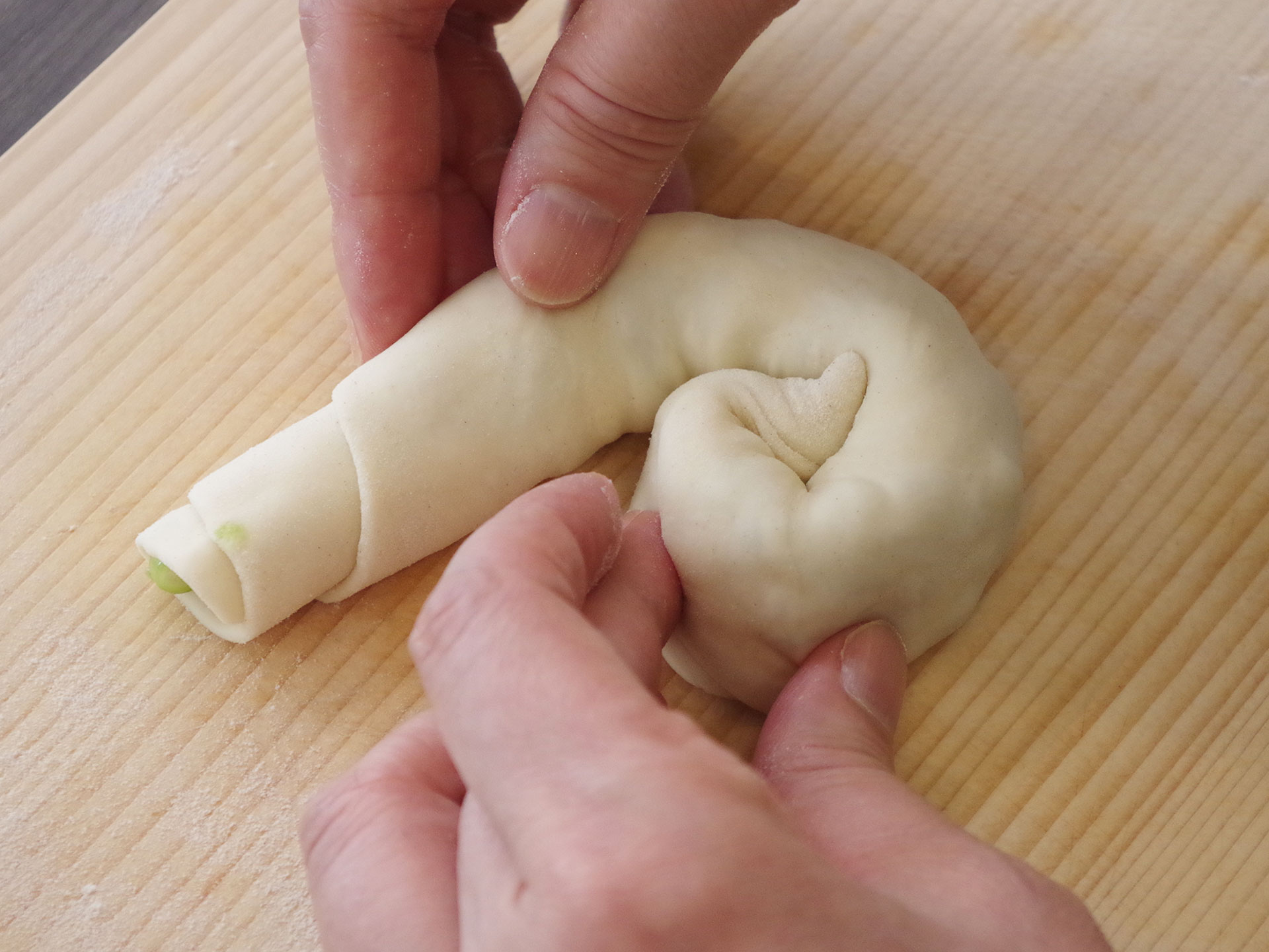 台湾の屋台グルメ！ ねぎ餅