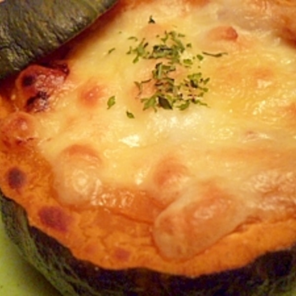 坊ちゃんかぼちゃで☆丸ごとかぼちゃのチーズフォンデュtoiro note 〜トイロノート〜 家族が笑顔になる、いつものごはんを彩るレシピサイト