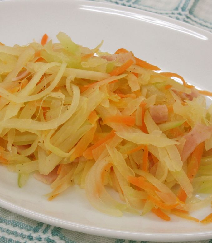 豚肉とパパイヤの炒めもの