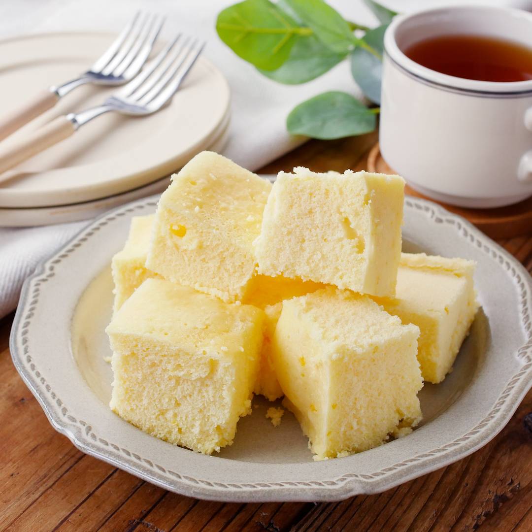 朝食やおやつにおすすめ レンジで簡単 バナナ入り米粉蒸しパン 離乳食にも◎そだつ