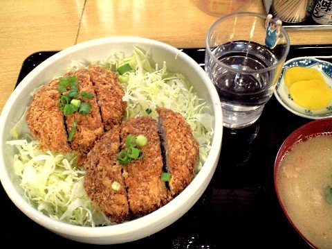 簡単☆京風メンチカツ丼