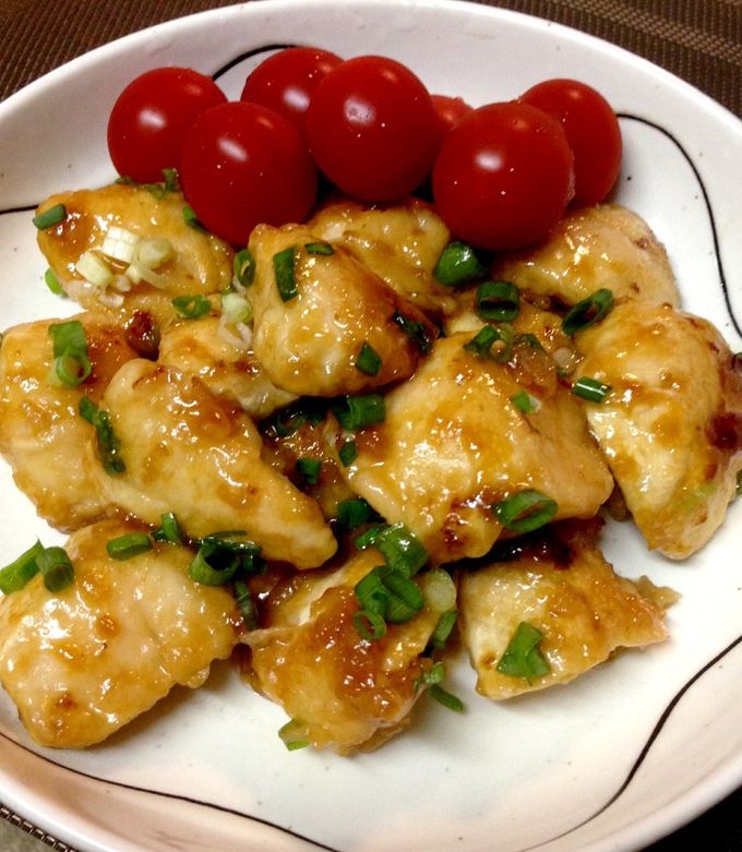 ごはんが進む 鶏ささみの照り焼き