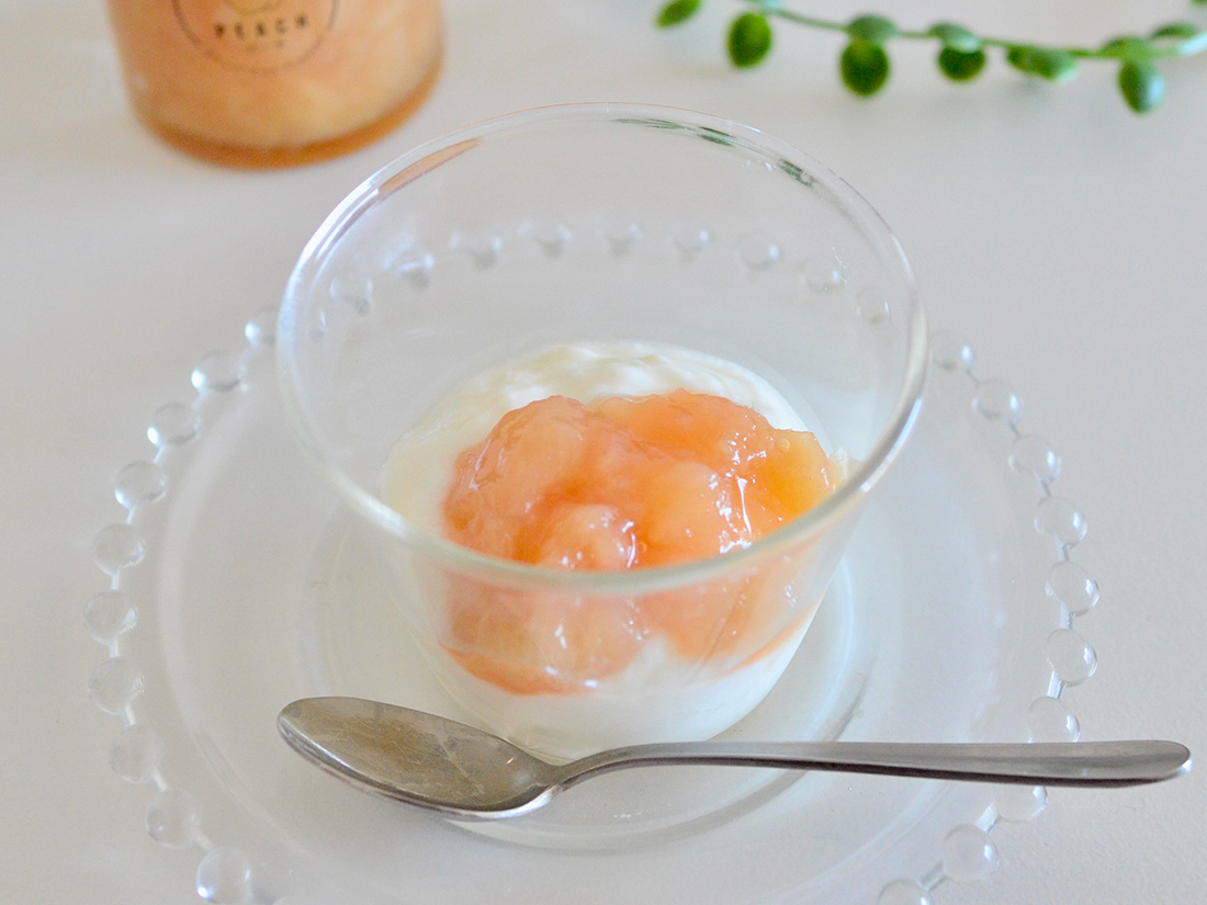 福島県産あかつき もも を冷凍して♪〜桃ジャム〜おうちごはん相談室すぷらうと