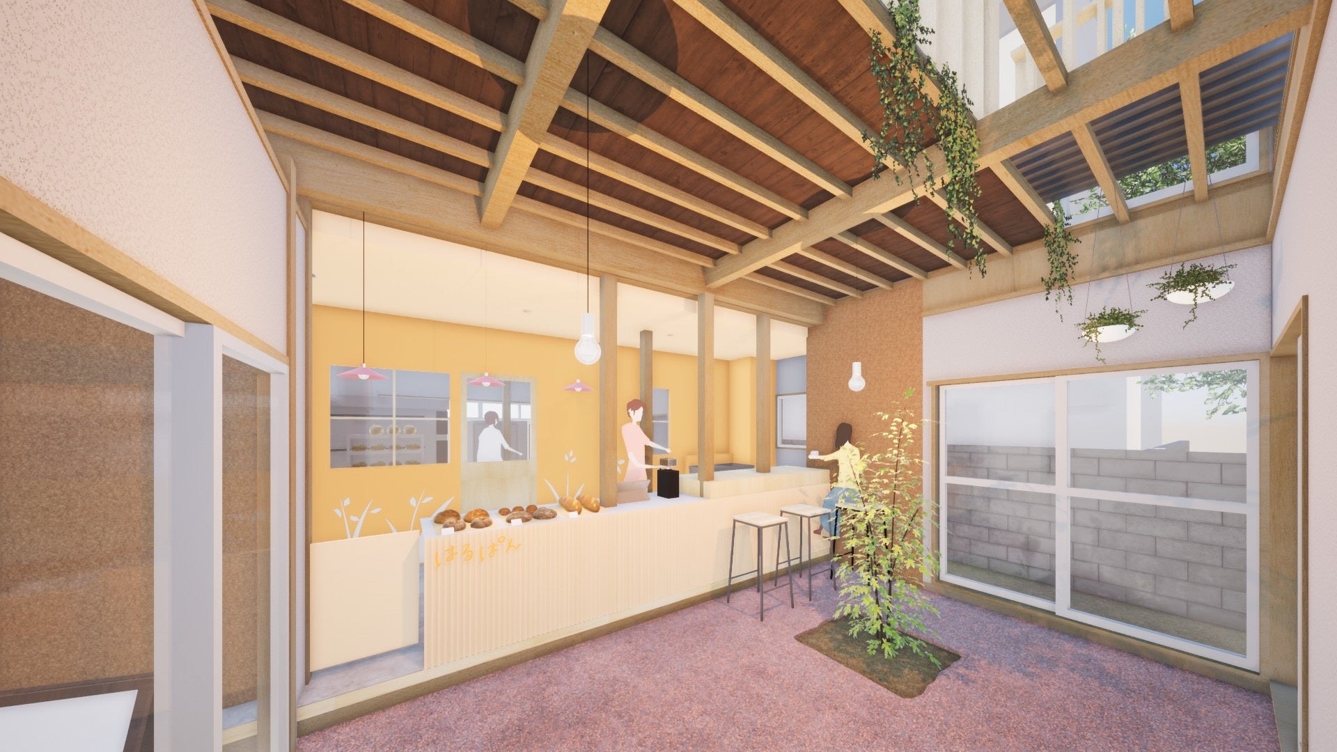 群馬のおいしいパン屋さん情報パン工房 乃毘🥐 渋川市『種類豊富な卵不使用パン🍞』 お昼時には目移り😍してしまうほど種類豊富なパン🥯が並ぶ店内。入ってすぐ目👀に飛び込んでくるのは「卵不使用」のポップ❗❗きっかけは卵🥚アレルギーだった自分の子ども‍👩が