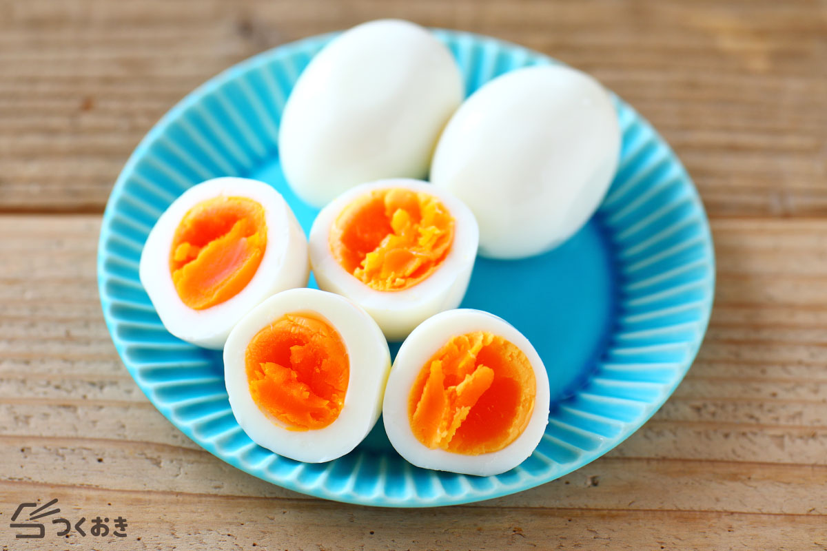 ほんのり塩味の半熟卵