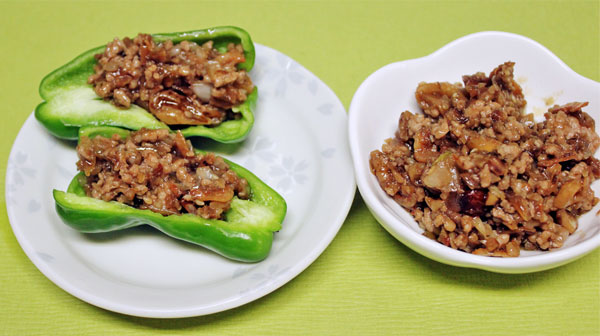 慣れてしまう前のパリッと生ピーマンの肉味噌添え ～大人ノ恋愛事情レシピsaikosan