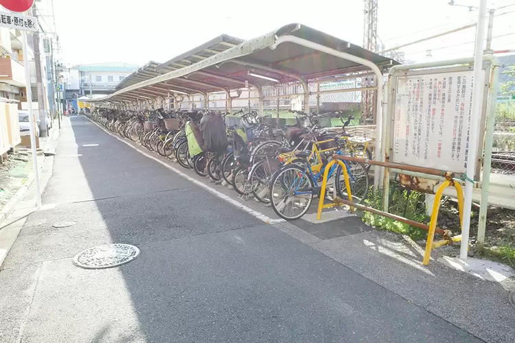 北松戸駅空撮 南側より柏・筑波山方面へ[10684006055]の写真・イラスト素材｜アマナイメージズ