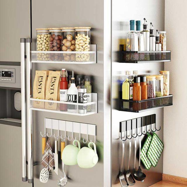 SIzlaho冷蔵庫ビールと飲料の保管、調味料回転式保管ボックス、DIY 360°