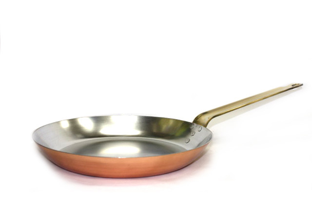 メキシコ銅フライパン1970年代 Copper frying pan Mexico 1970's
