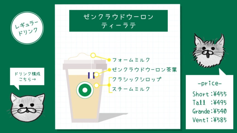 ゼンクラウド ウーロンティーTEAVANA™teaスターバックス コーヒー ジャパン