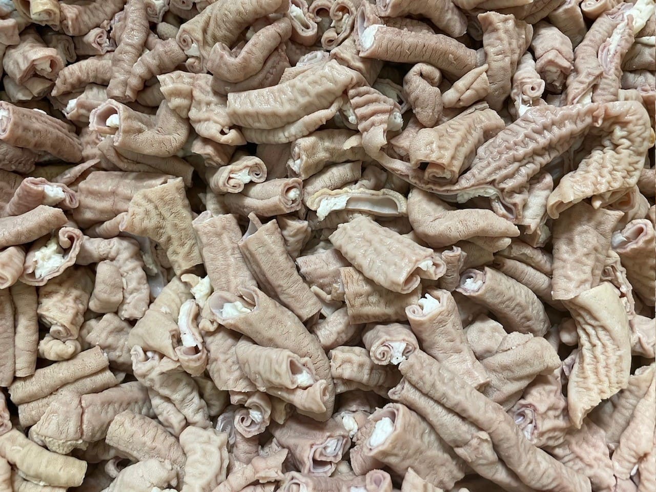 国産菊脂ボイル1kg芝浦直送 豚小腸周りの脂 業務用食材卸売サイトのISPフーズ