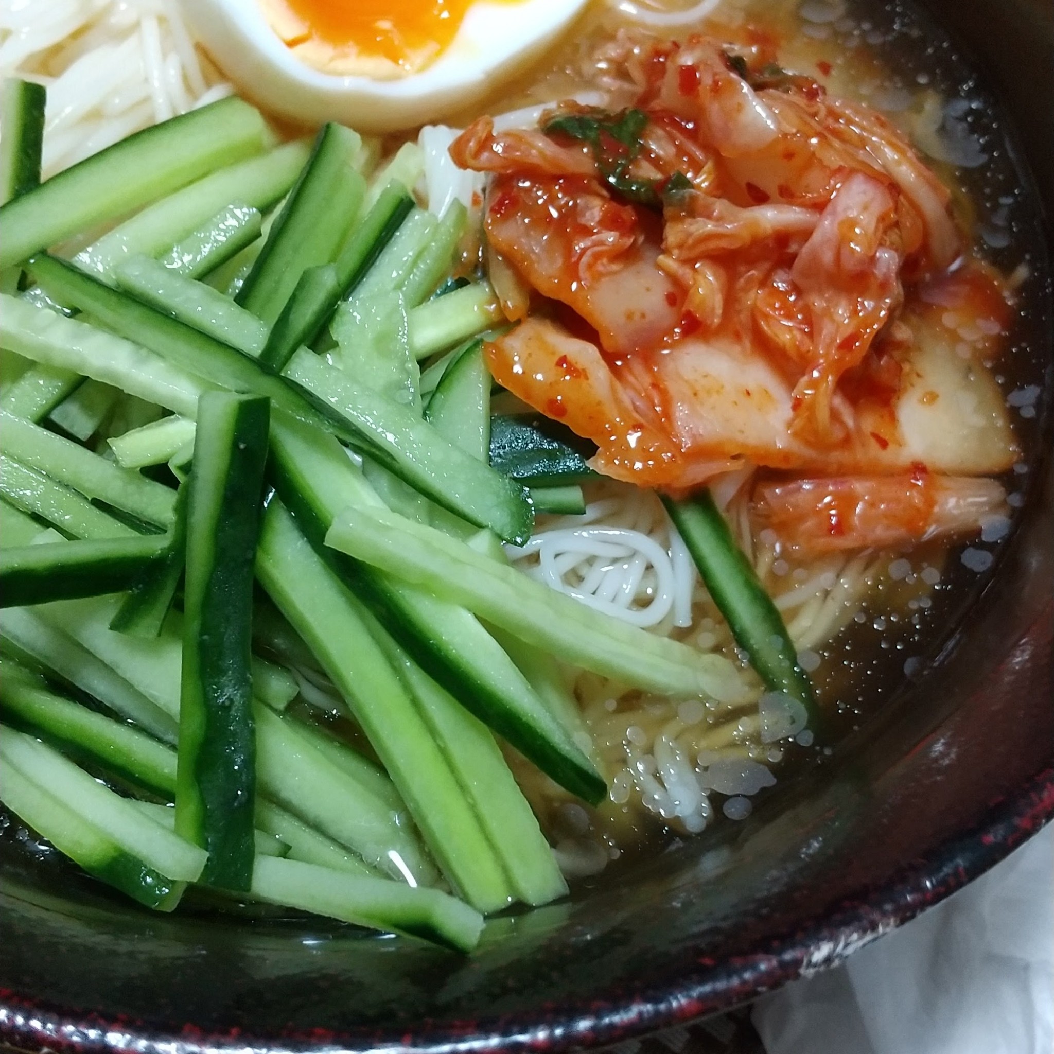 冷麺風白だしそうめん