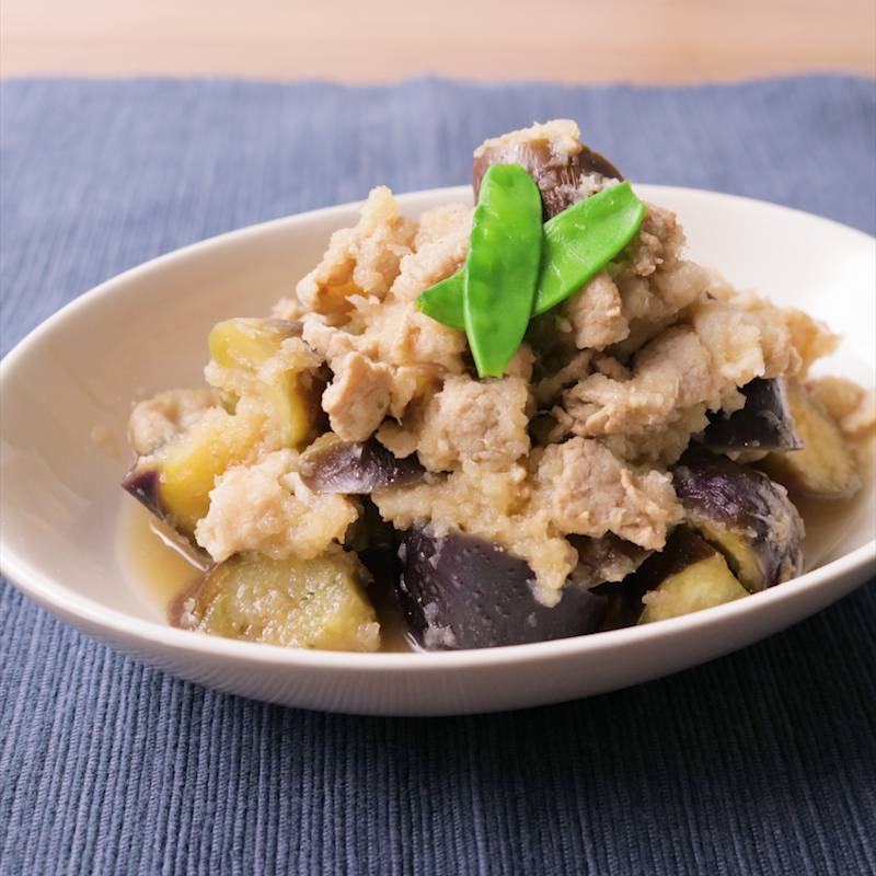 なすの豚肉巻き～柚子こしょうポン酢～